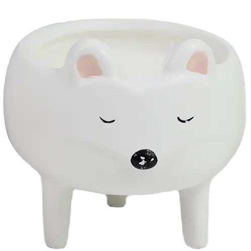 Green-Life ceramic candle jar GF23CJ211C102 with animal design, developed for character-based fragrance products and playful product lines for private label brands.