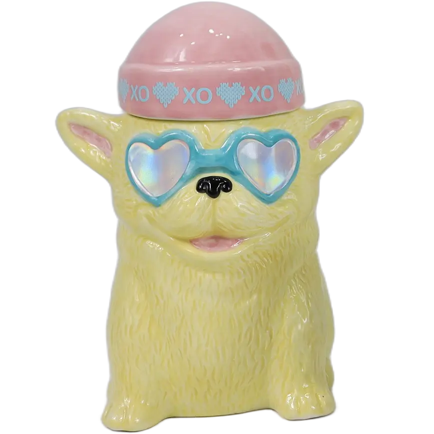 Green-Life ceramic candle jar GF23CJ281C102 with animal design, developed for character-based fragrance products and playful product lines for private label brands.