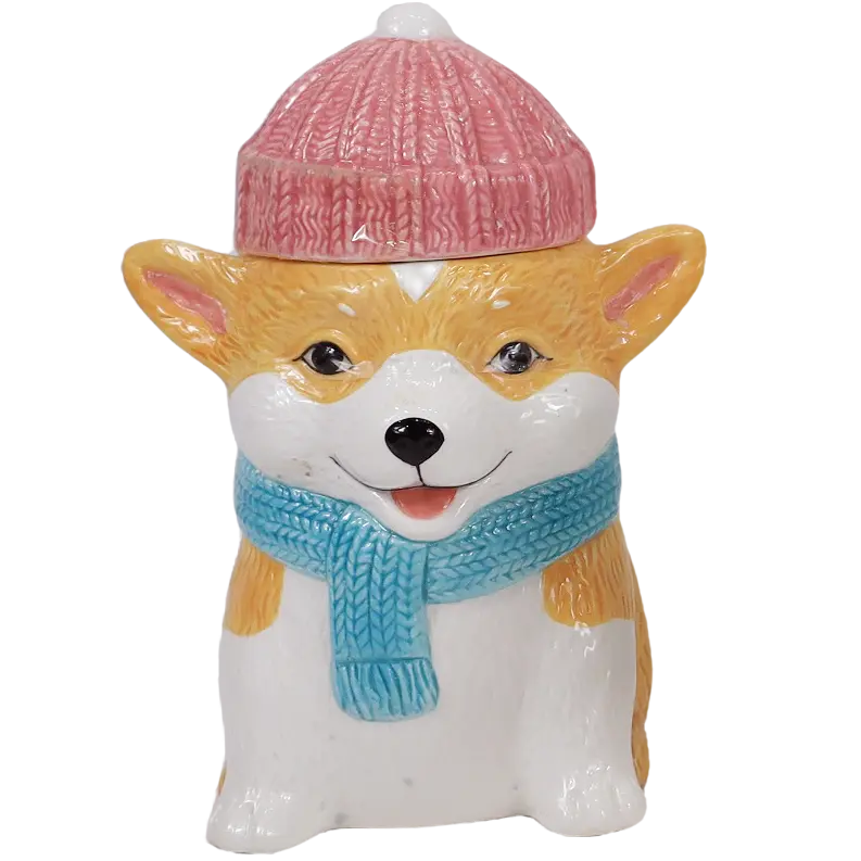 Green-Life ceramic candle jar GF23CJ284C102 with animal design, developed for character-based fragrance products and playful product lines for private label brands.