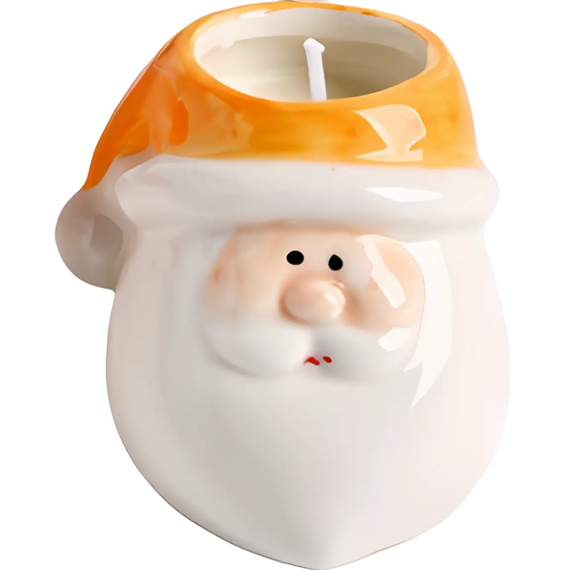 Green-Life ceramic candle jar GF25CJ069 with holiday and seasonal themes, supporting festive fragrance collections and promotional OEM candle programs.