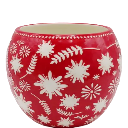 Green-Life ceramic candle jar GF25CJ07 with holiday and seasonal themes, supporting festive fragrance collections and promotional OEM candle programs.