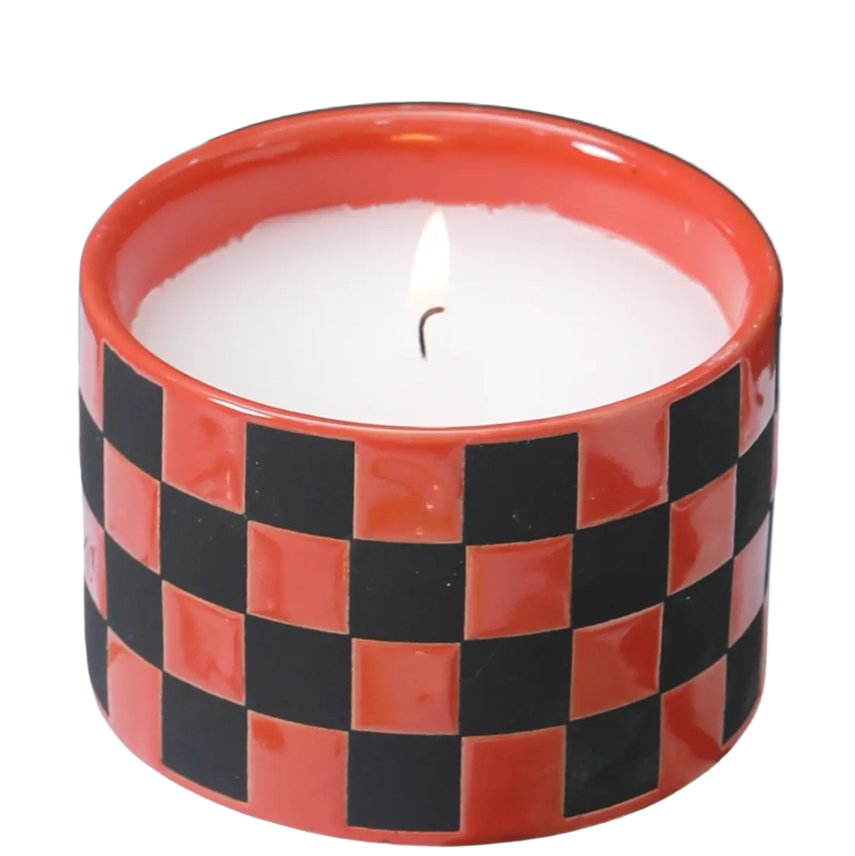 Green-Life ceramic candle jar GF25CJ117 with cutout pattern, combining light projection and fragrance performance for decorative candle collections.