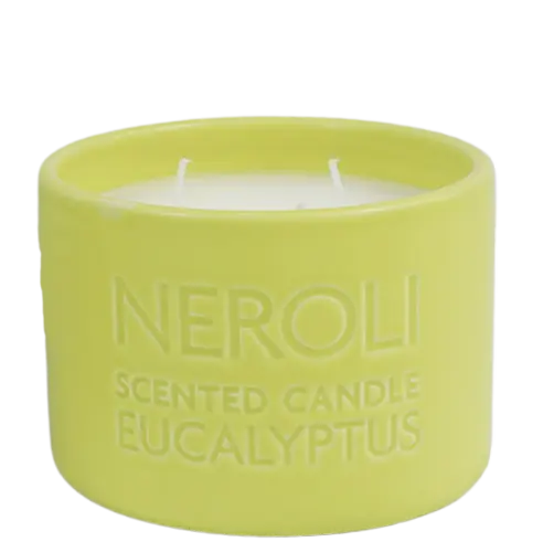 Green-Life ceramic candle jar GF25CJ189 featuring text and quote elements, designed to deliver message-driven fragrance products for private label branding and differentiation.