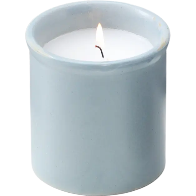 Green-Life ceramic candle jar GF25CJ315 with color glaze finish, supporting mass customization and consistent production for private label fragrance brands.