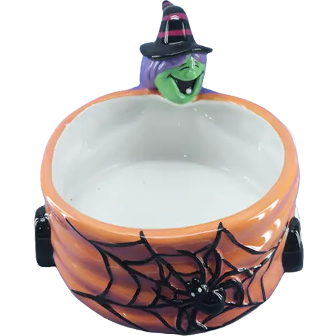 Green-Life ceramic candle jar GF25CJ410 with holiday and seasonal themes, supporting festive fragrance collections and promotional OEM candle programs.