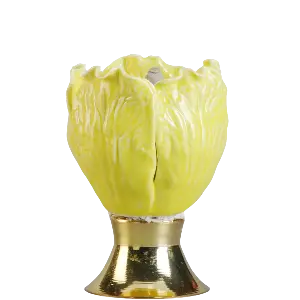 Green-Life handcrafted ceramic flower incense cone holder GFH24088C110 designed for decorative fragrance collections and premium gift-oriented product lines
