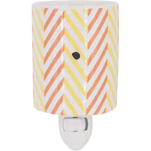 Green-Life handpainted ceramic plug-in wax warmer GF24EP1145E14 designed for artisanal fragrance products and decorative lighting collections.