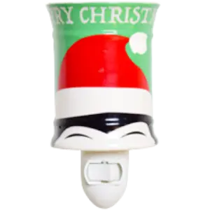 Green-Life ceramic plug-in wax warmer GF24EP1412E1 with holiday and seasonal themes, ideal for festive fragrance collections and promotional retail programs.