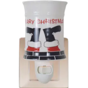 Green-Life ceramic plug-in wax warmer GF24EP1414E1 with holiday and seasonal themes, ideal for festive fragrance collections and promotional retail programs.