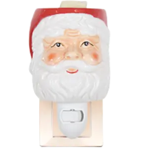 Green-Life ceramic plug-in wax warmer GF24EP1416E1 with holiday and seasonal themes, ideal for festive fragrance collections and promotional retail programs.