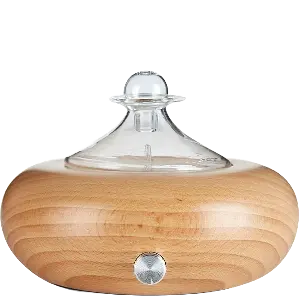 Green-Life wood base glass nebulizing GF25EW55E22 aroma diffuser minimalist modern design for fragrance brands