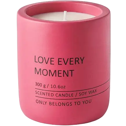 Green-Life cement candle jar GF25CJ042 featuring text and quote elements, designed for bold message-driven fragrance products and brand storytelling collections.