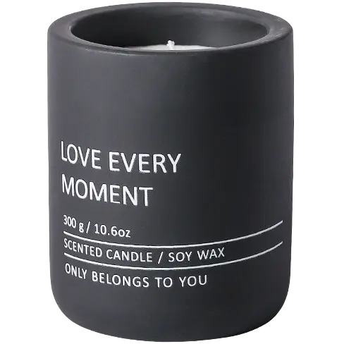 Green-Life cement candle jar GF25CJ043 featuring text and quote elements, designed for bold message-driven fragrance products and brand storytelling collections.
