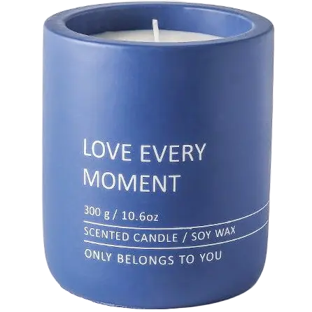 Green-Life cement candle jar GF25CJ044 featuring text and quote elements, designed for bold message-driven fragrance products and brand storytelling collections.