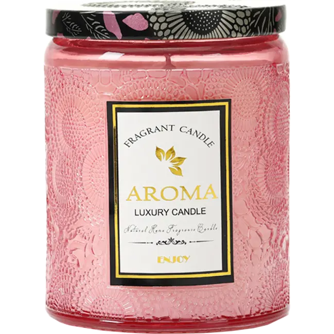 Green-Life glass candle jar GF25CJ007 with simple modern style, supporting versatile fragrance applications and customizable labeling for private label programs.