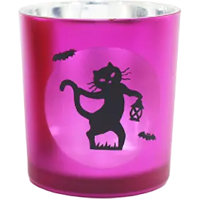 Green-Life glass luminary candle holder GF25CH503 with laser engraving, enabling precise light projection and refined surface effects for premium private label candle collections.