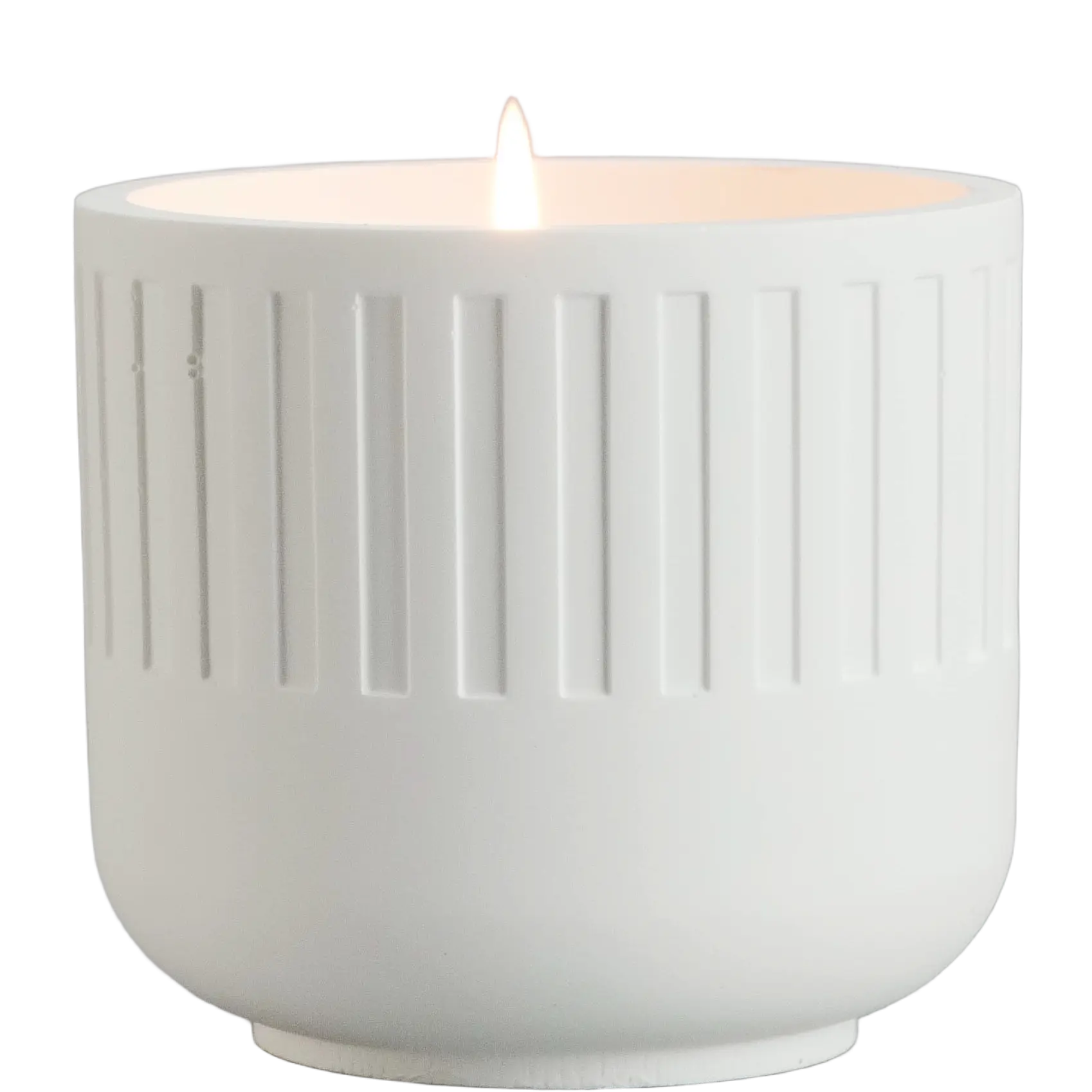 Green-Life plaster candle jar GF08301C112 with simple modern design, offering clean texture and lightweight structure for contemporary fragrance collections.