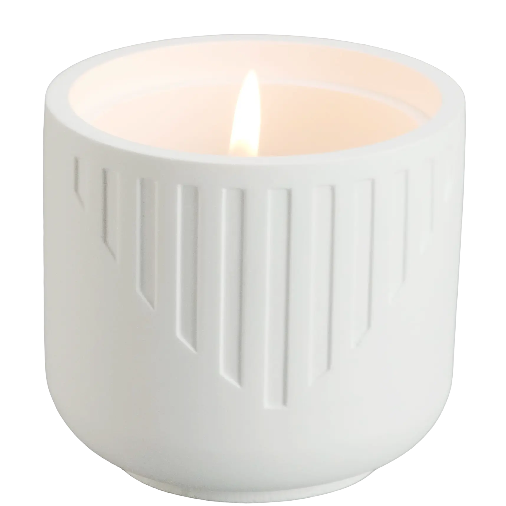 Green-Life plaster candle jar GF08308C112 with simple modern design, offering clean texture and lightweight structure for contemporary fragrance collections.