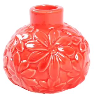 Green-Life ceramic candle stick holder GF25CH781 with textured surface, adding tactile value and differentiation for mid to high-end candle product lines.