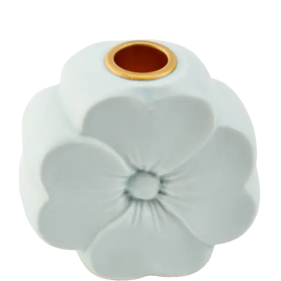 Green-Life ceramic candle stick holder GF25CH804 with nature inspired forms, supporting lifestyle and botanical candle collections for private label development.