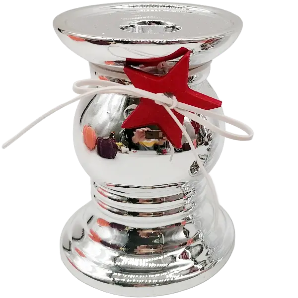 Green-Life ceramic candle stick holder GF25CH863 with holiday themes, suitable for festive campaigns and limited edition candle collections.
