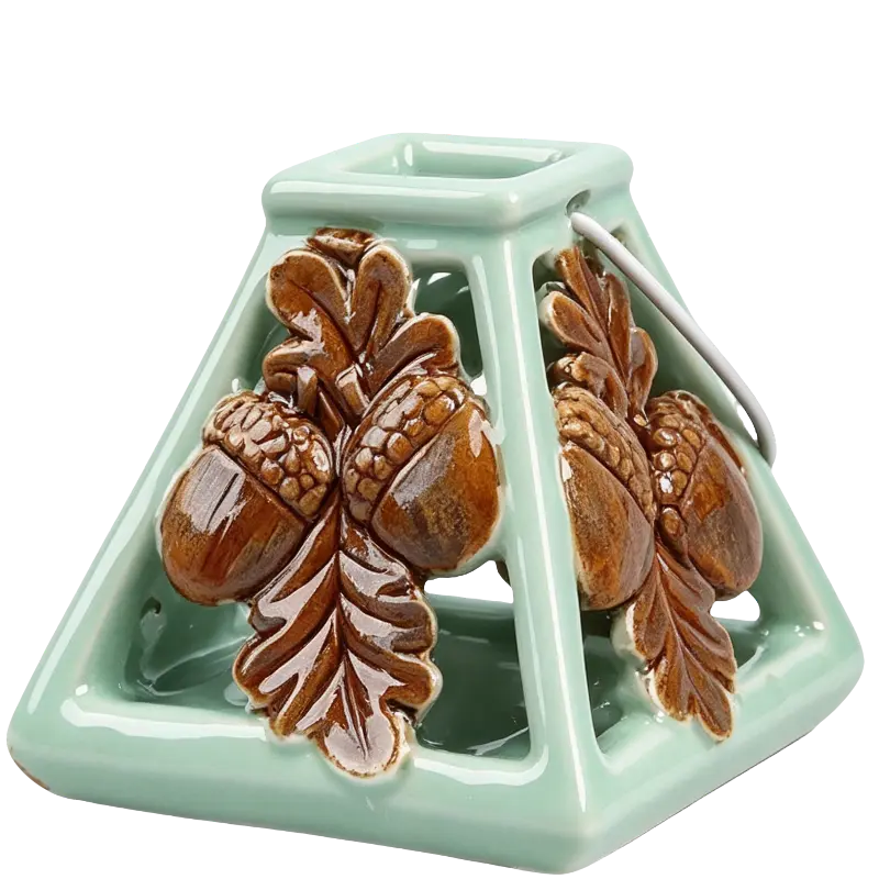 Green-Life holiday luminary candle holder GF25CH571 supporting fast seasonal development, ideal for Christmas and festive promotional fragrance collections.