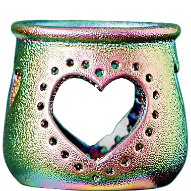 Green-Life Valentine themed luminary candle holder GF25CH576 designed for romantic collections, ideal for limited edition and gift-driven fragrance programs.