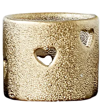 Green-Life Valentine themed luminary candle holder GF25CH577 designed for romantic collections, ideal for limited edition and gift-driven fragrance programs.