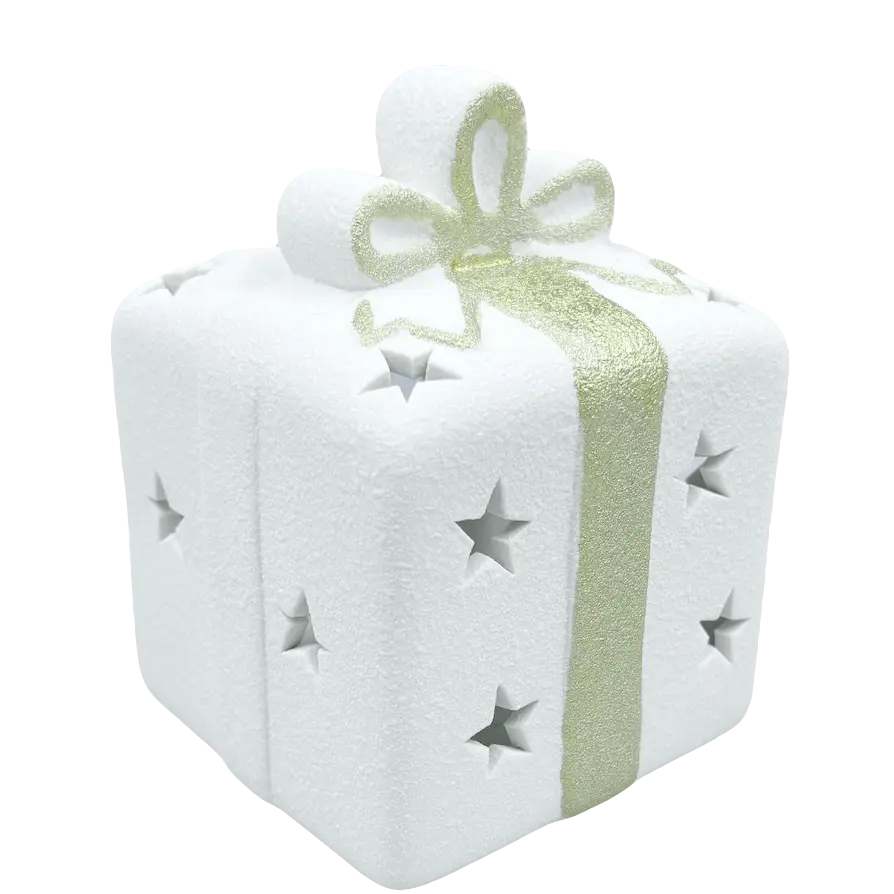 Green-Life holiday luminary candle holder GF25CH598 supporting fast seasonal development, ideal for Christmas and festive promotional fragrance collections.