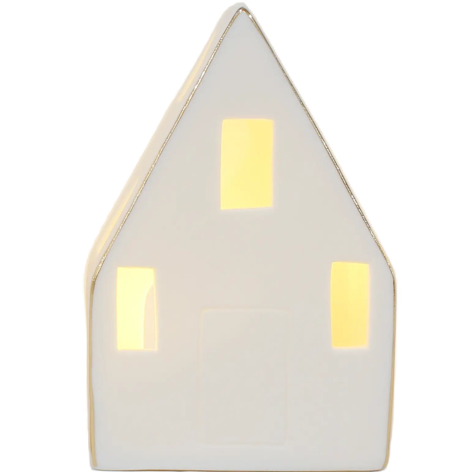 Green-Life figurative luminary candle holder GF25CH613 with architectural forms, suitable for themed collections and collectible candle product lines.
