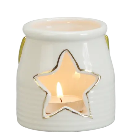 Green-Life holiday luminary candle holder GF85803BJC26 supporting fast seasonal development, ideal for Christmas and festive promotional fragrance collections.
