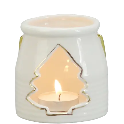Green-Life holiday luminary candle holder GF85803CJC26 supporting fast seasonal development, ideal for Christmas and festive promotional fragrance collections.