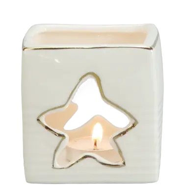 Green-Life holiday luminary candle holder GF85805BJC26 supporting fast seasonal development, ideal for Christmas and festive promotional fragrance collections.