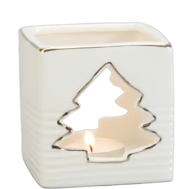 Green-Life holiday luminary candle holder GF85805CJC26 supporting fast seasonal development, ideal for Christmas and festive promotional fragrance collections.
