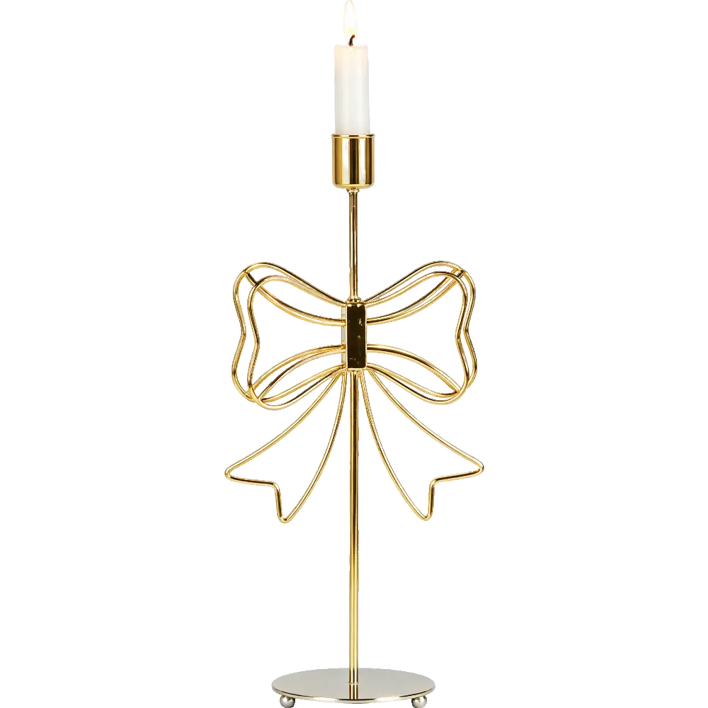 Green-Life metal candle stick holder GF25CH740 with sculptural design, offering strong visual identity for design-driven fragrance brands and statement collections.