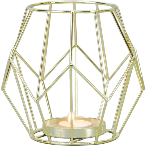 Green-Life metal luminary candle holder GF22B242C26 with simple modern structure, offering durability and clean aesthetics for contemporary fragrance programs.