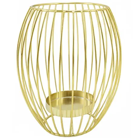 Green-Life metal luminary candle holder GF25CH643 with simple modern structure, offering durability and clean aesthetics for contemporary fragrance programs.