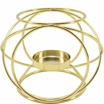 Green-Life metal luminary candle holder GF25CH650 with simple modern structure, offering durability and clean aesthetics for contemporary fragrance programs.