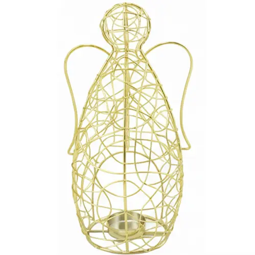 Green-Life metal luminary candle holder GF25CH673 with festive design, suitable for promotional campaigns and seasonal candle product development.