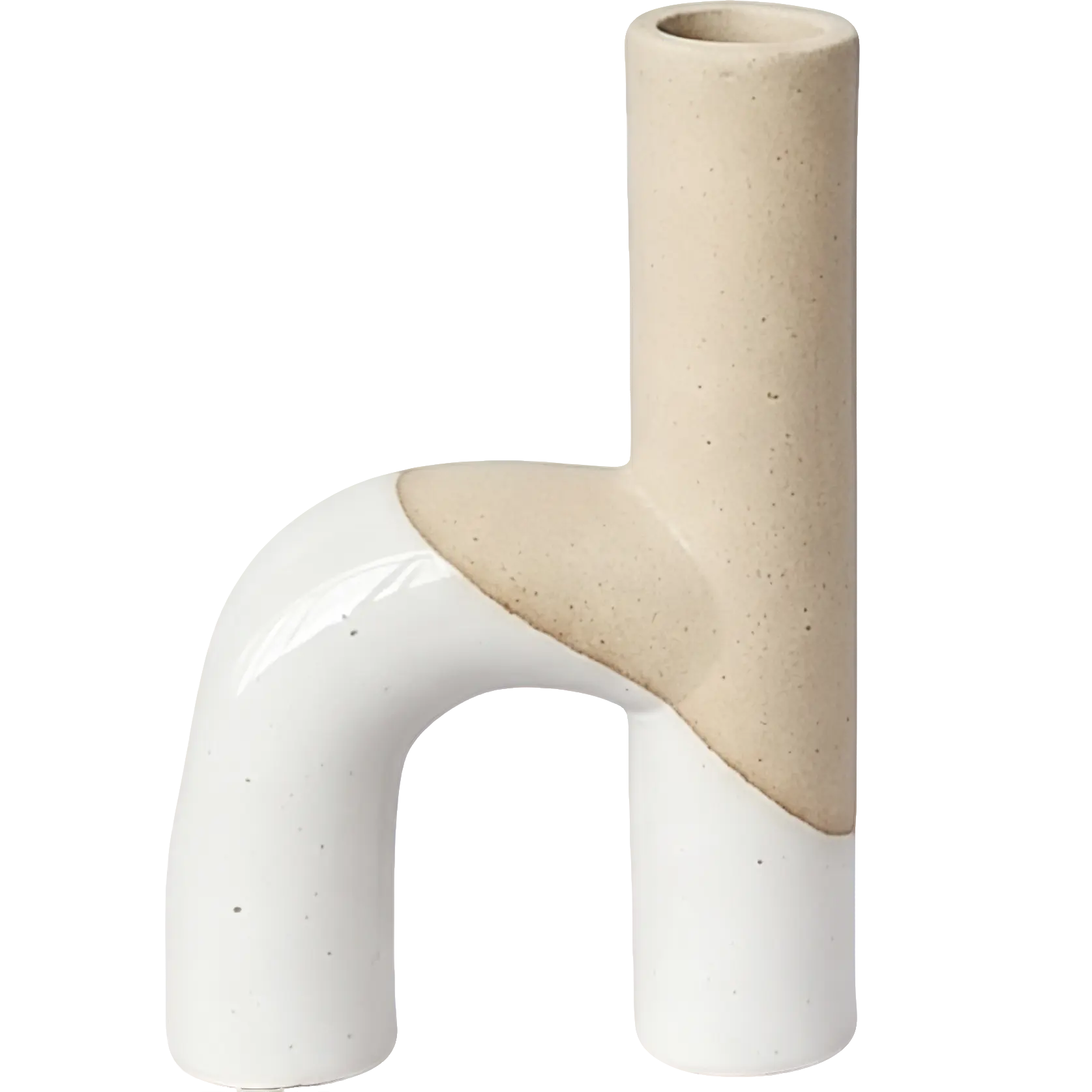 Green-Life ceramic candle stick holder GF25CH914 with sculptural design, supporting artistic candle lines and brand differentiation strategies.