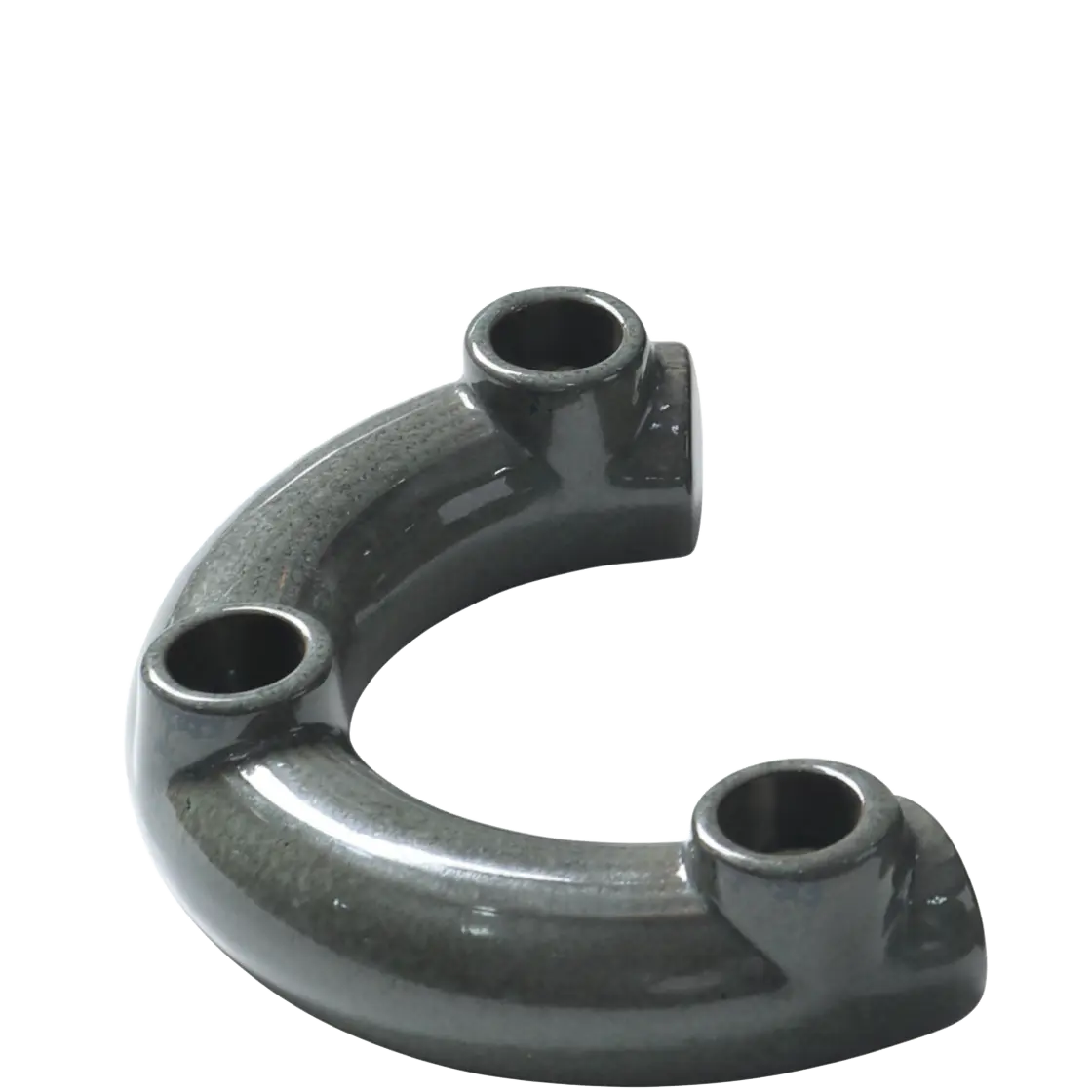 Green-Life ceramic candle stick holder GF25CH919 with sculptural design, supporting artistic candle lines and brand differentiation strategies.