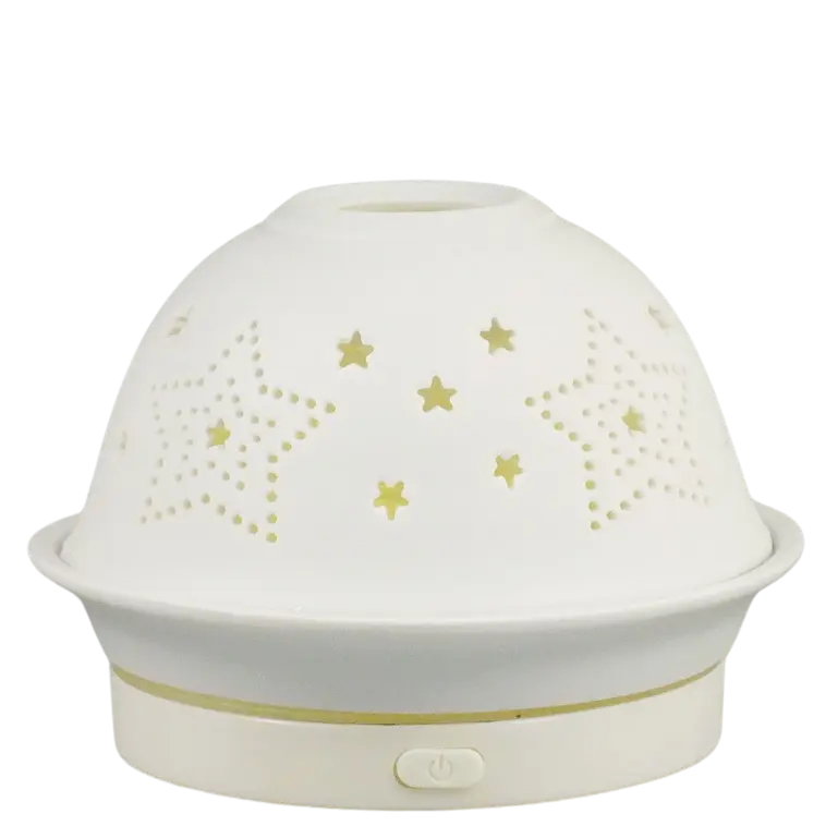 Green-Life porcelain fan diffuser GF24EF261E17 in dome shape created for OEM ODM fragrance brands classical collections at low cost.