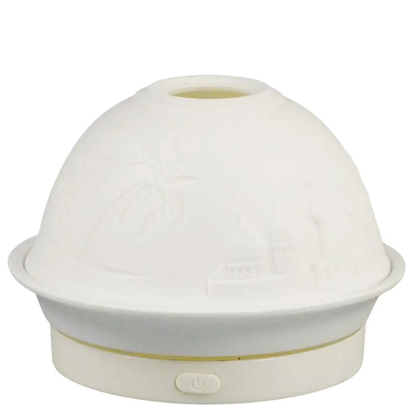 Green-Life porcelain fan diffuser GF24EF263E17 in dome shape created for OEM ODM fragrance brands classical collections at low cost.