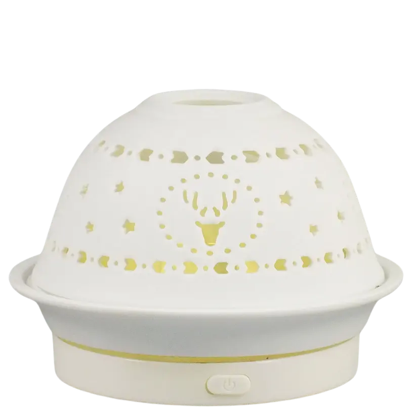 Green-Life porcelain fan diffuser GF24EF267E17 in dome shape created for OEM ODM fragrance brands classical collections at low cost.