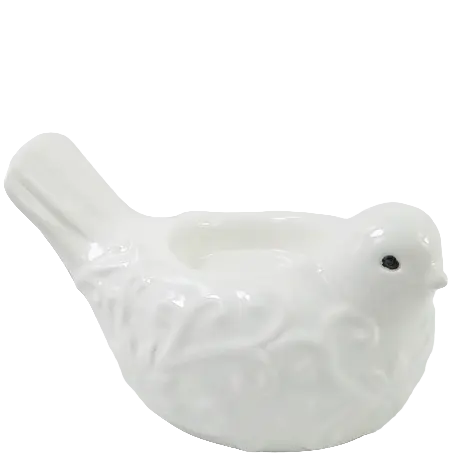 Green-Life ceramic tealight holder GF23604 with nature inspired elements, suitable for cohesive brand storytelling and themed product lines.