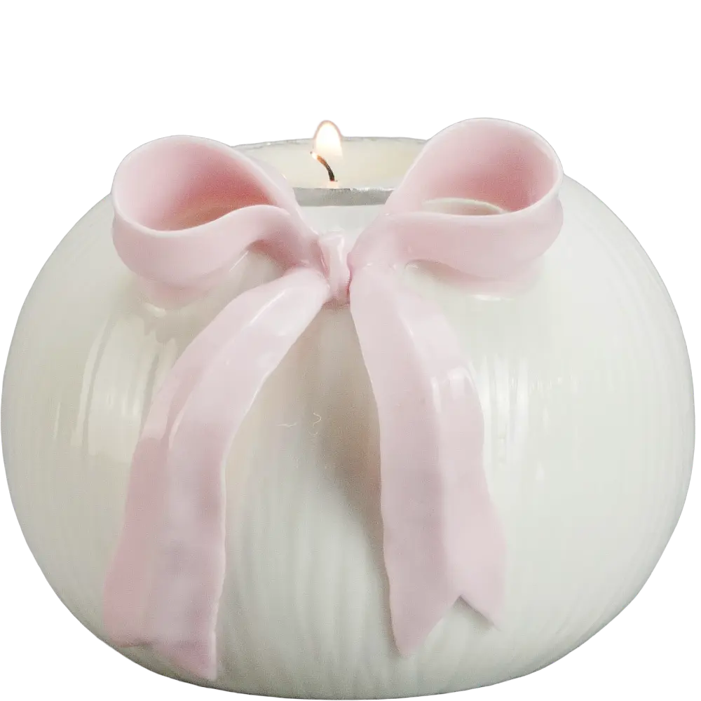 Green-Life ceramic tealight holder GF250419-1C30 with Valentine theme, designed for romantic candle collections and seasonal promotional programs.
