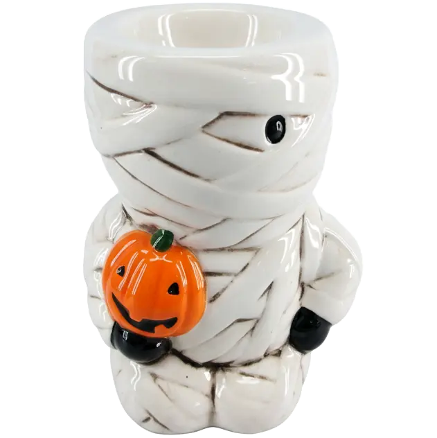 Green-Life ceramic tealight holder GF25CH832 with holiday themes, supporting fast seasonal updates and promotional candle assortments.