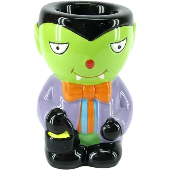 Green-Life ceramic tealight holder GF25CH834 with holiday themes, supporting fast seasonal updates and promotional candle assortments.