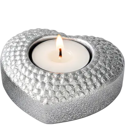 Green-Life ceramic tealight holder GF62272 with electroplated finish, offering metallic visual appeal for premium and giftable candle lines.