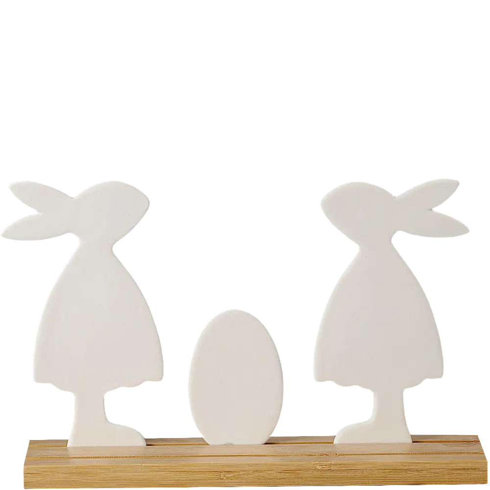 Green-Life ceramic tealight holder GF684A1496 with wood base, offering warm material contrast for lifestyle and natural candle collections.
